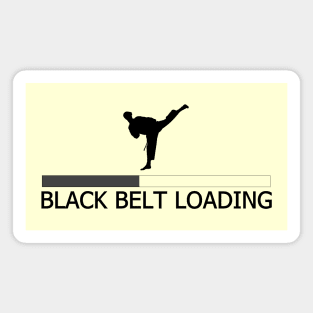 Black belt loading Magnet